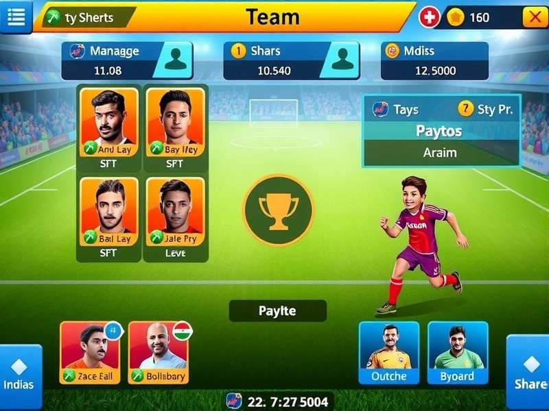 Bollywood Football Icons tournament scene with Indian players